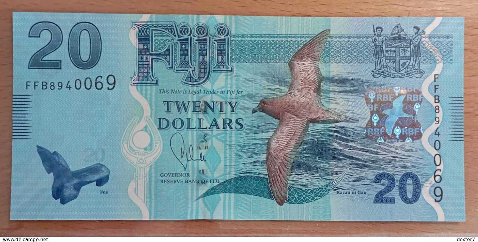 Fiji 20 Dollars 2012 UNC - Fidji
