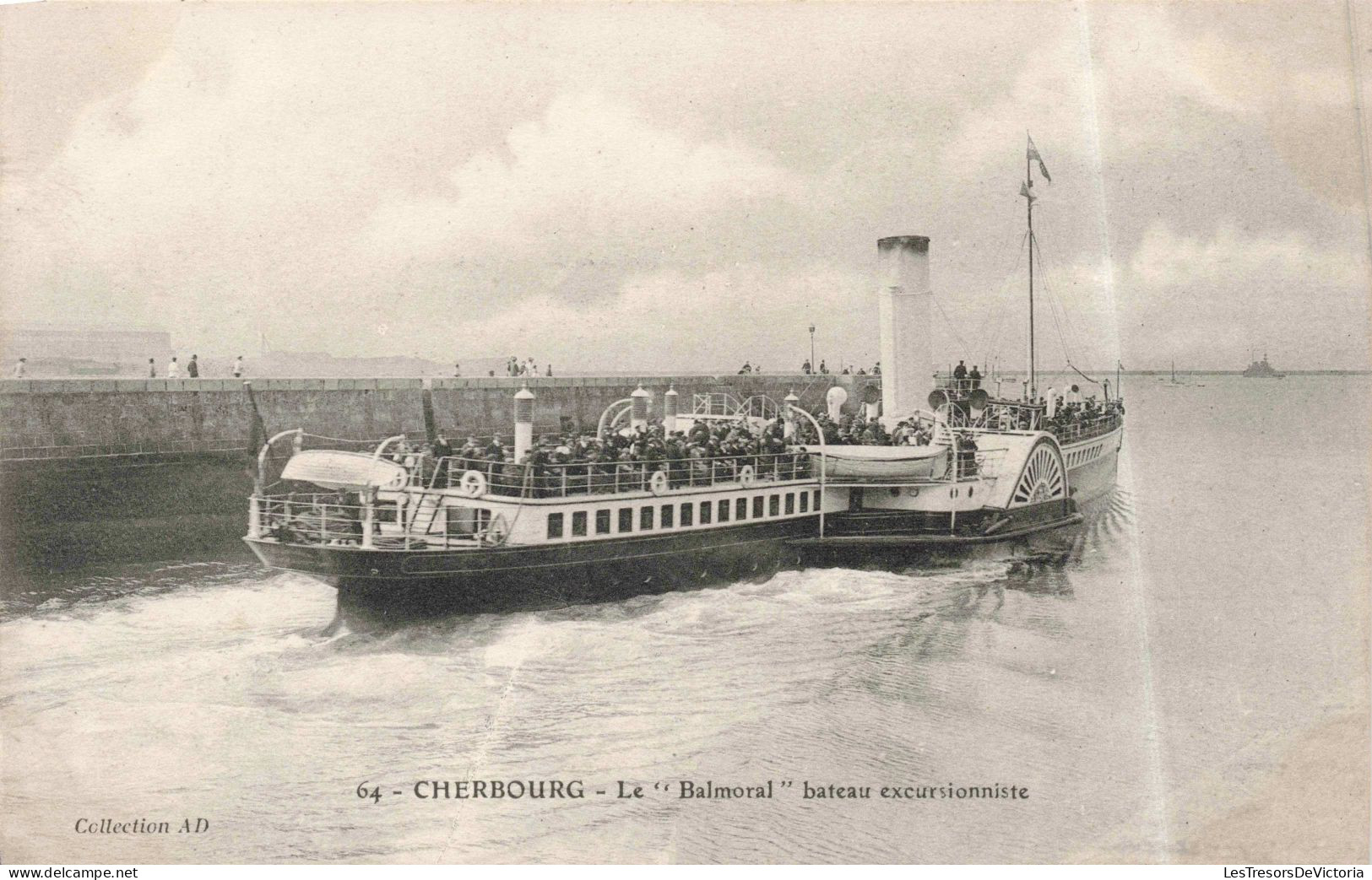 TRANSPORTS -  Péniches- Le Balmoral Bateau Excursionniste -  Carte Postale Ancienne - Péniches