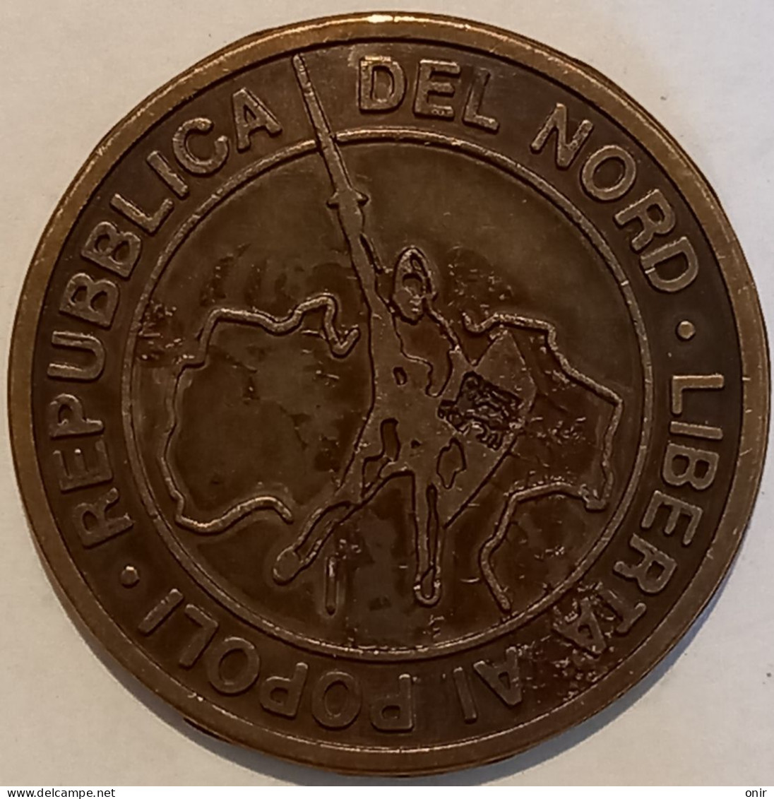 Monete Non Circolanti 5 Leghe Lega Nord - Royaux/De Noblesse