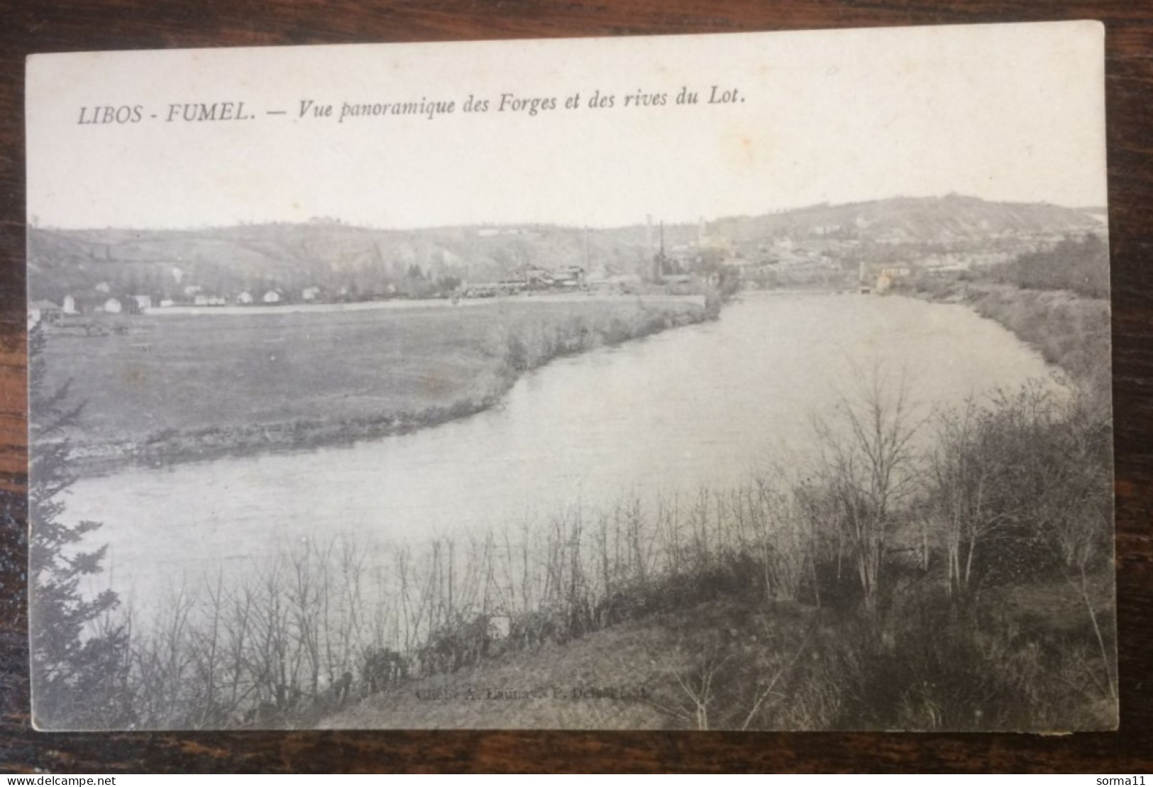 CPA LIBOS FUMEL 47 Vue Panoramique Des Forges Et Des Rives Du Lot - Libos