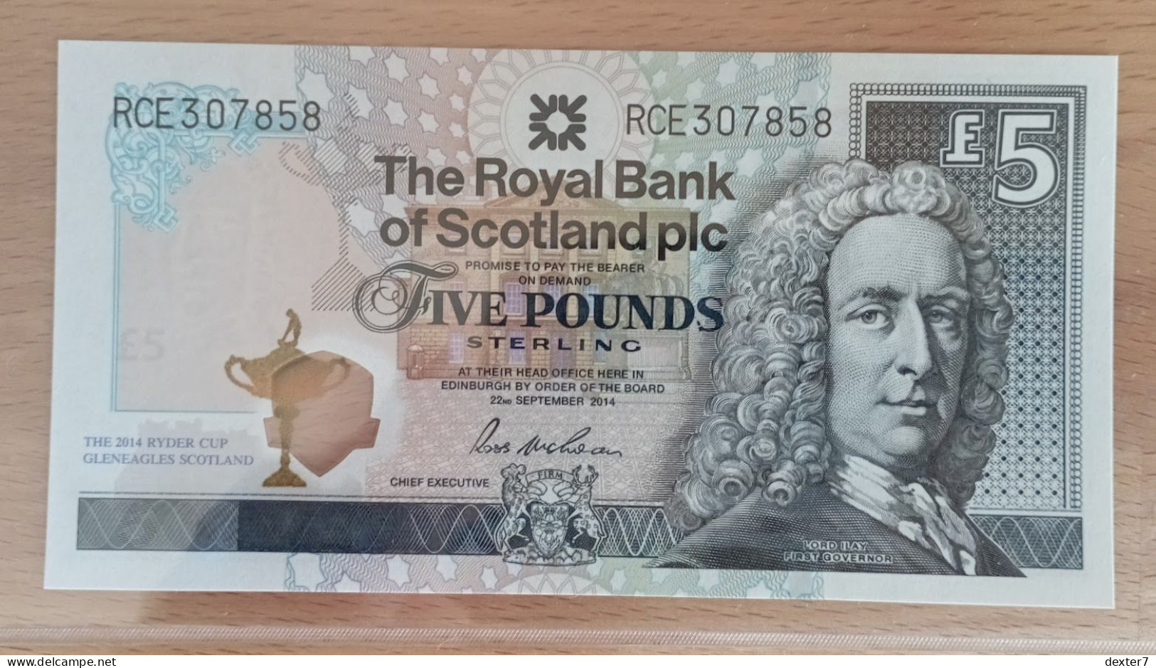 Scotland 5 Pound 2014 UNC Royal Bank Of - 1 Pound