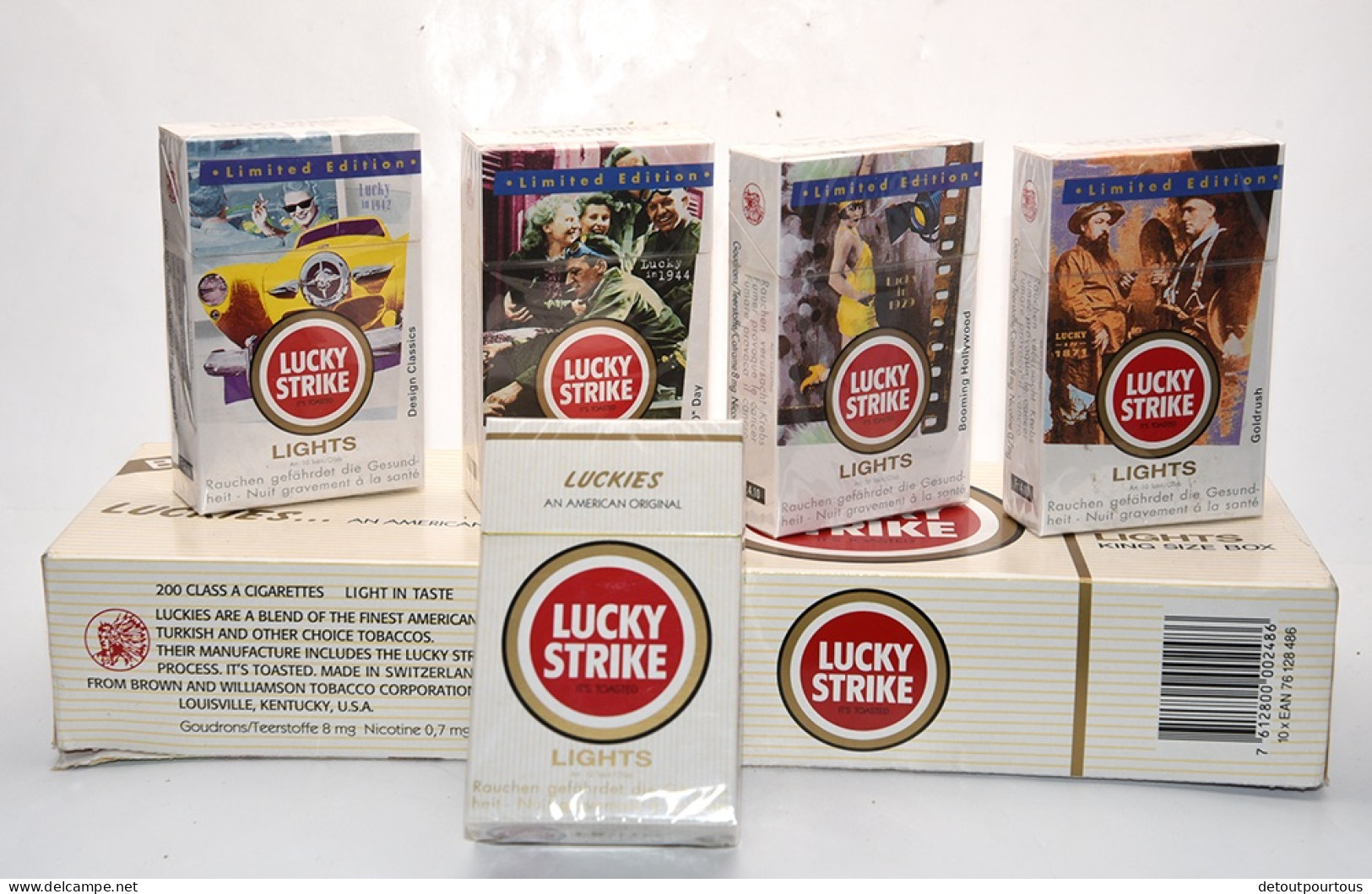 Vintage Lucky Strike Cigarette Packet - Lucky Strike Cigarettes - Magnet