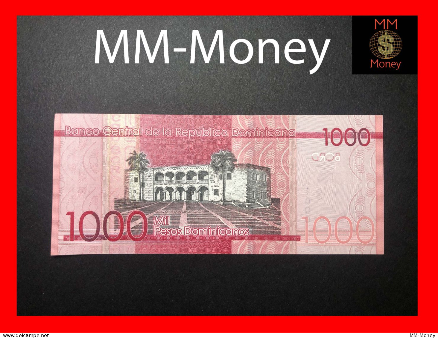 DOMINICANA 1.000  1000 Pesos Dominicanos  2020  P. 193  *new Seg. Sec. Thread*  XF+ - Dominicaanse Republiek