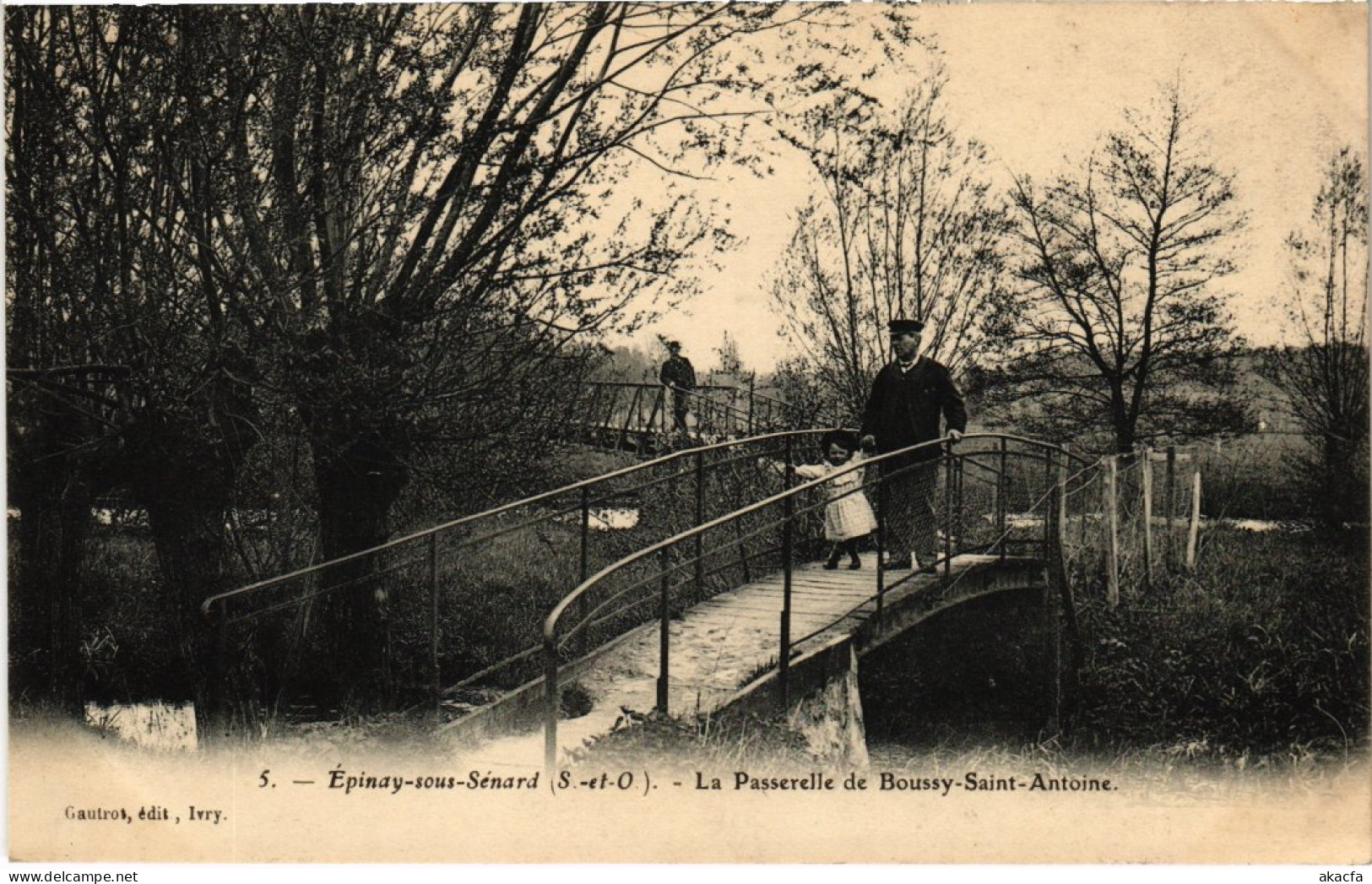 CPA Epinay S Senard La Passerelle De Boussy St Antoine (1349571) - Epinay Sous Senart