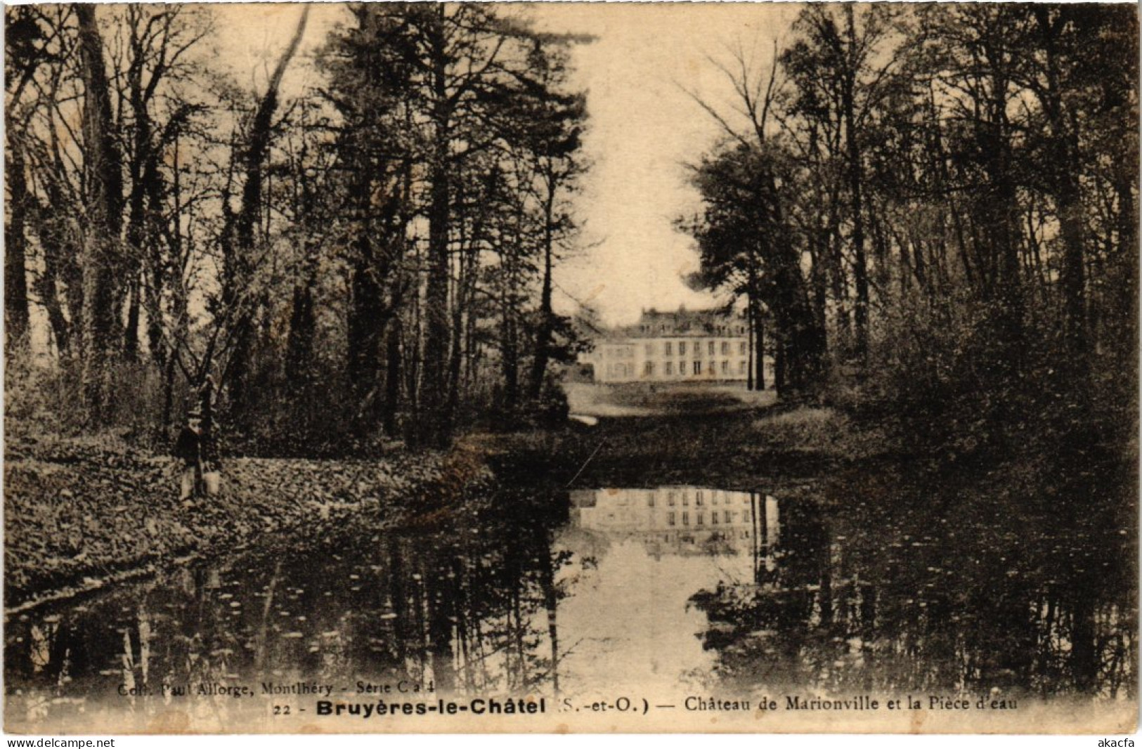 CPA Bruyeres Le Chatel Chateau De Marionville Et La Piece D'eau (1349754) - Bruyeres Le Chatel