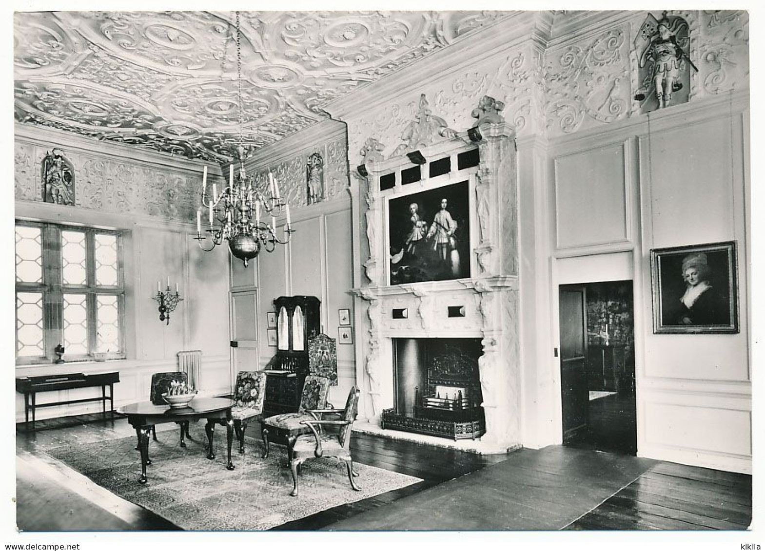 CPSM 10.5 X 15  Grande Bretagne Angleterre (151) Birmingham ASTON HALL The Great Drawing Room  Le Grand Salon - Birmingham