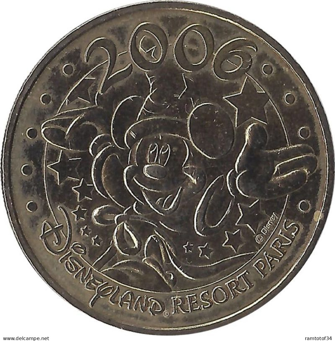 2006 MDP245 - MARNE-LA-VALLEE - Disneyland 9 (Mickey 2006) / MONNAIE DE PARIS - 2006