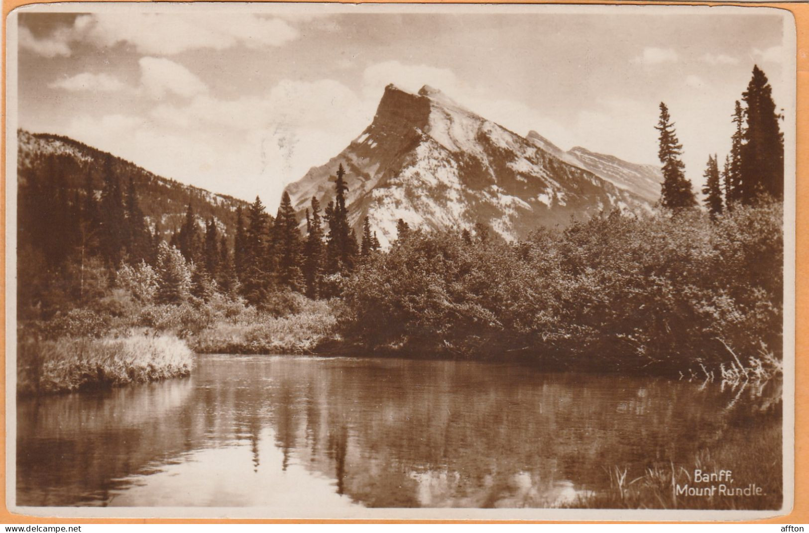 Banff Alberta Canada Old Postcard - Banff