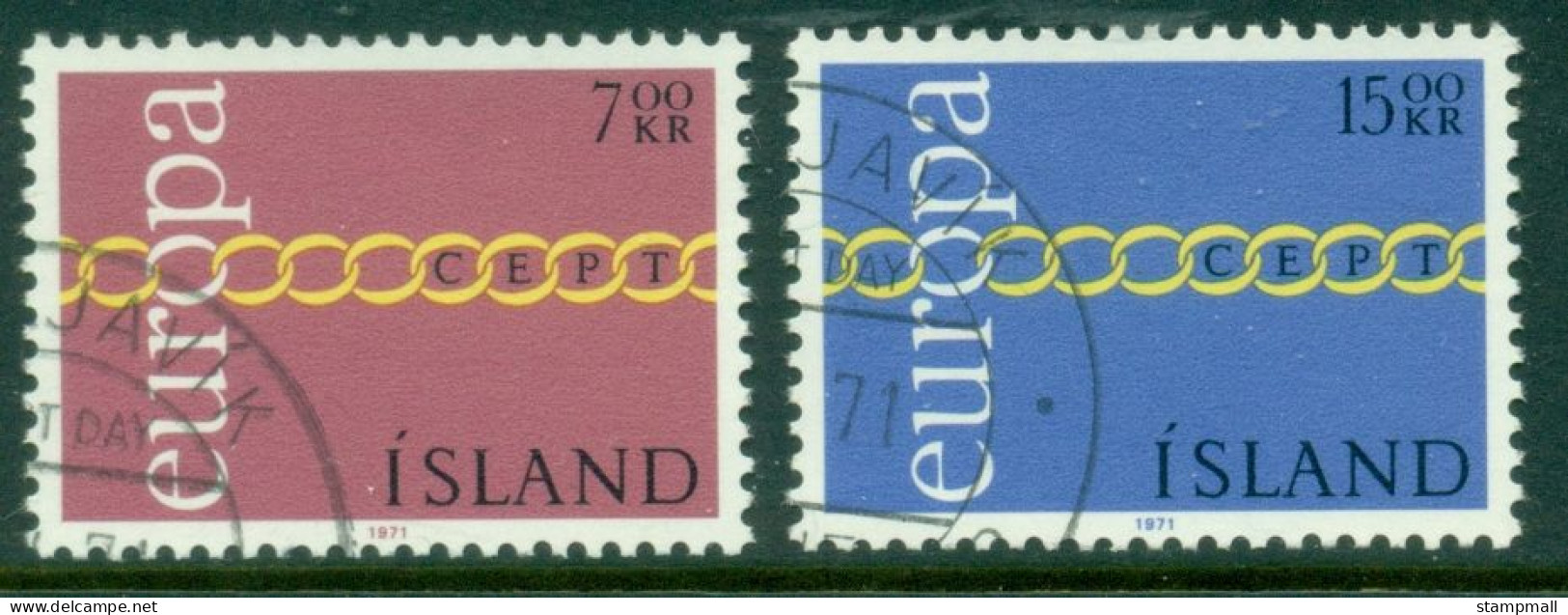 Iceland 1971 Europa CTO - Used Stamps