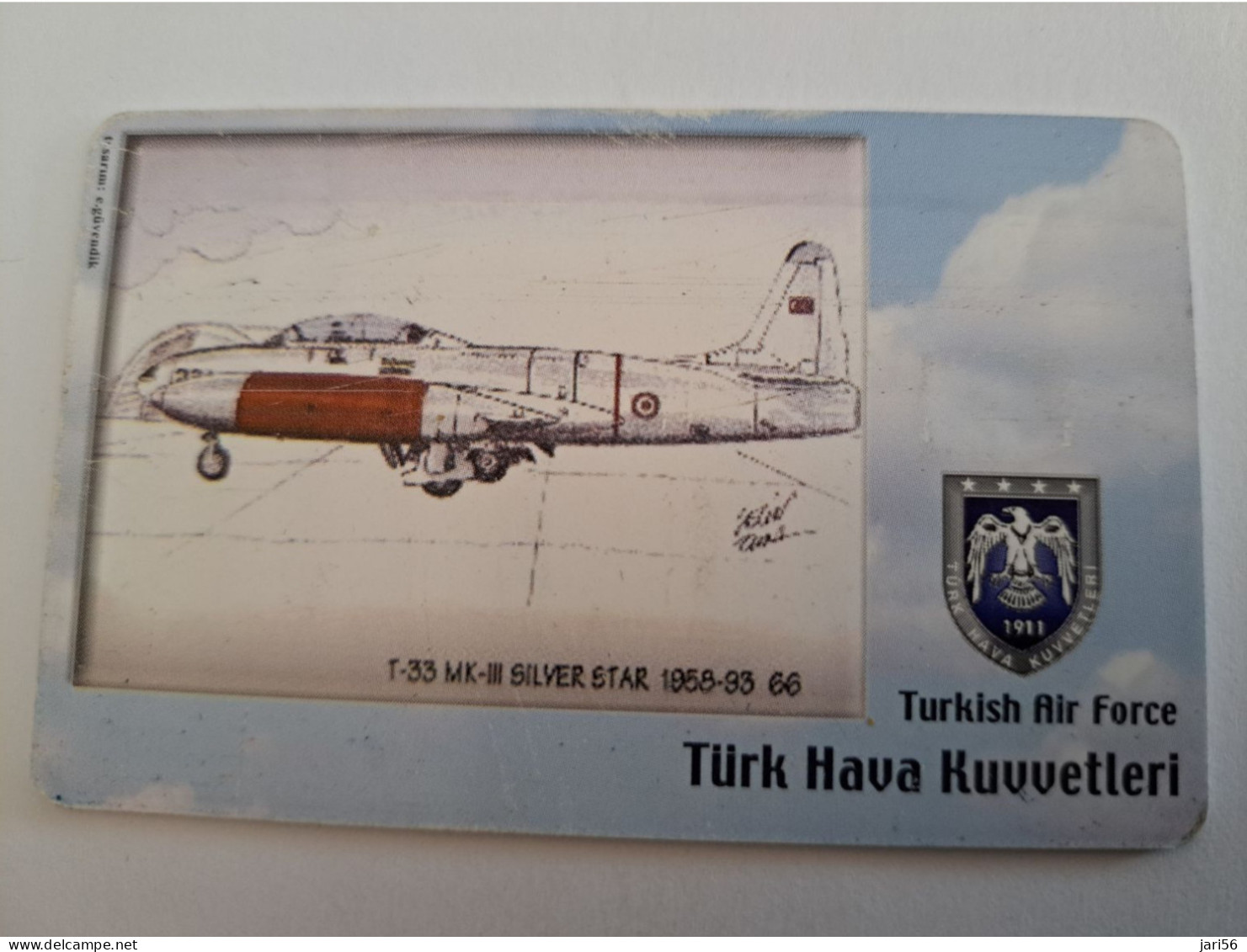 TURKIJE / 50 UNITS/ CHIPCARD/ TURKISH AIR FORCE  / DIFFERENT PLANES /        Fine Used Card  **15421** - Türkei