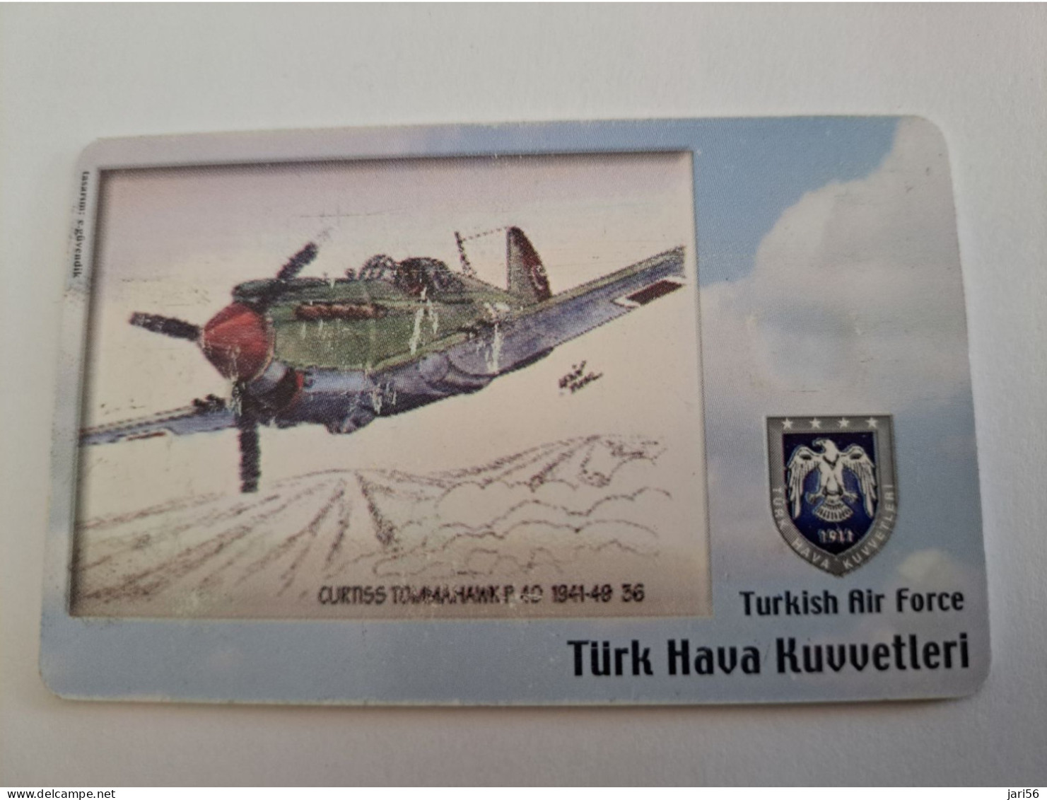 TURKIJE / 50 UNITS/ CHIPCARD/ TURKISH AIR FORCE  / DIFFERENT PLANES /        Fine Used Card  **15422** - Türkei