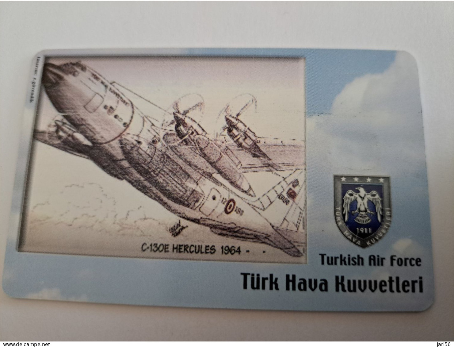 TURKIJE / 50 UNITS/ CHIPCARD/ TURKISH AIR FORCE  / DIFFERENT PLANES /        Fine Used Card  **15431** - Türkei