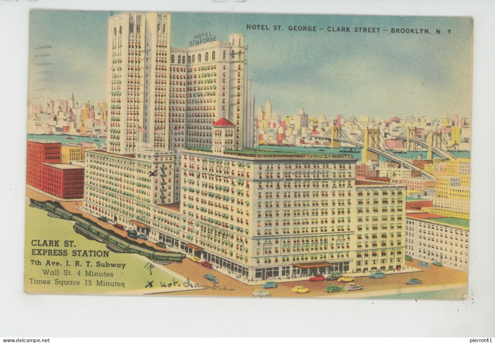 U.S.A - NEW YORK CITY - BROOKLYN - HOTEL ST. GEORGE , Clark Street - Brooklyn