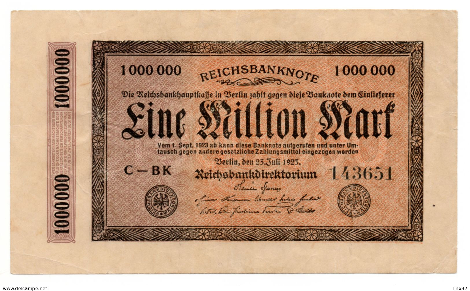 "Reichsbanknote" collezione di n. 47 banconote germania 1910-1923.