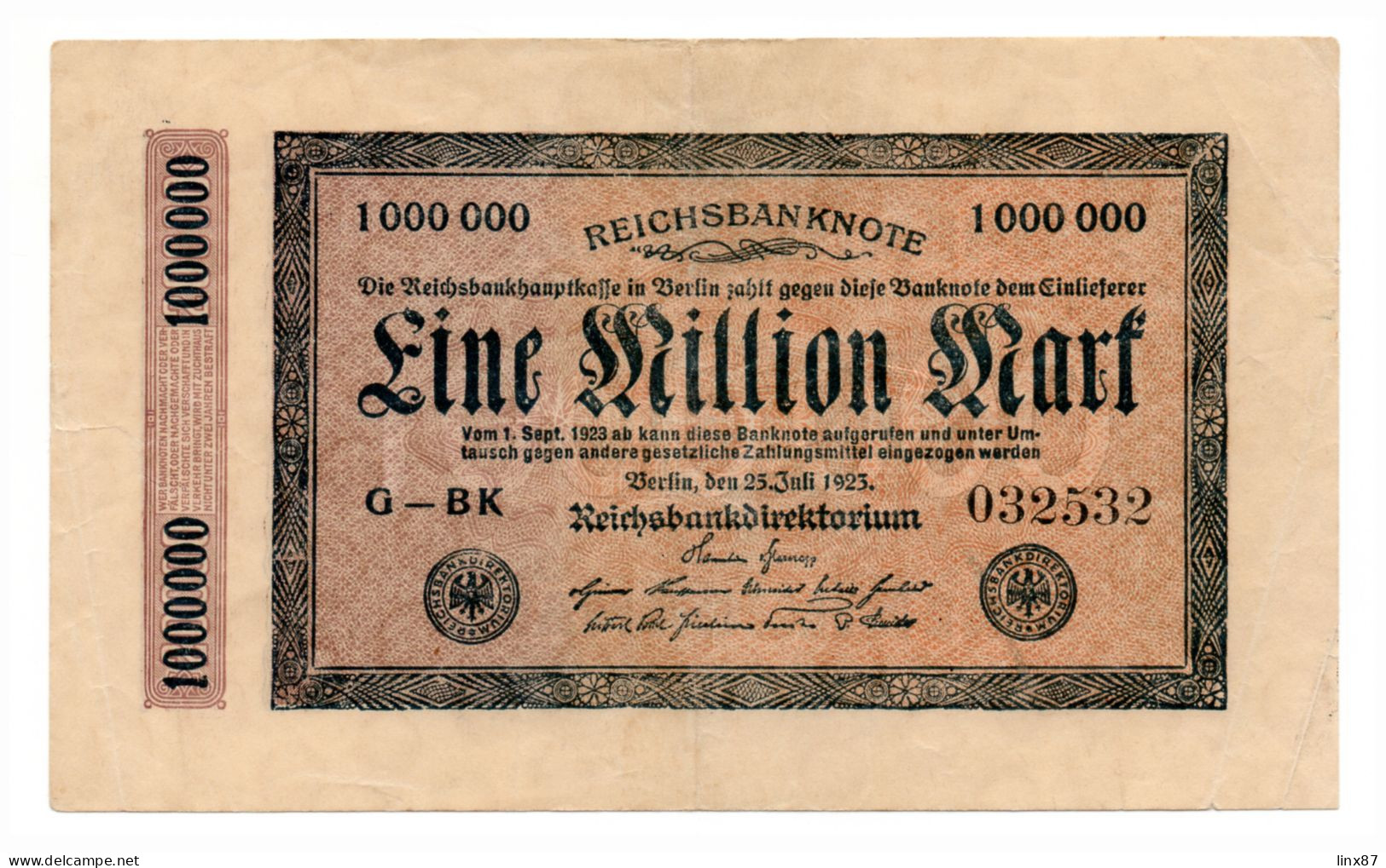 "Reichsbanknote" collezione di n. 47 banconote germania 1910-1923.