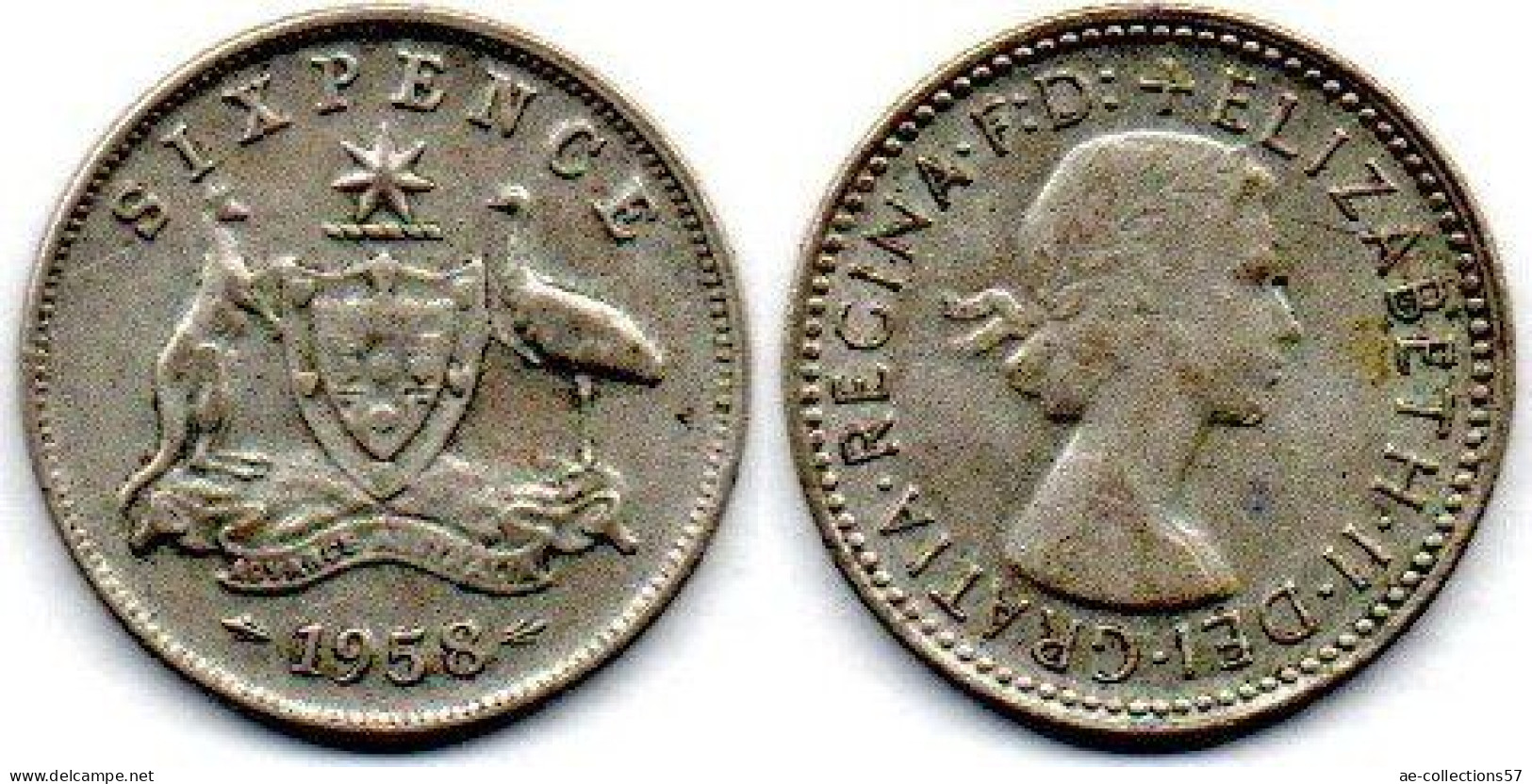 MA 24748 /  Australie - Australia 6 Pence 1958 TB+ - Sixpence