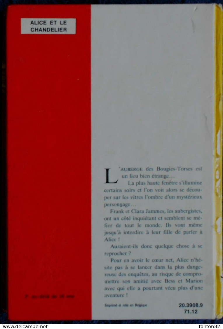 Caroline Quine - ALICE Et Le Le Chandelier - Idéal Bibliothèque  - ( 1971 ) . - Ideal Bibliotheque