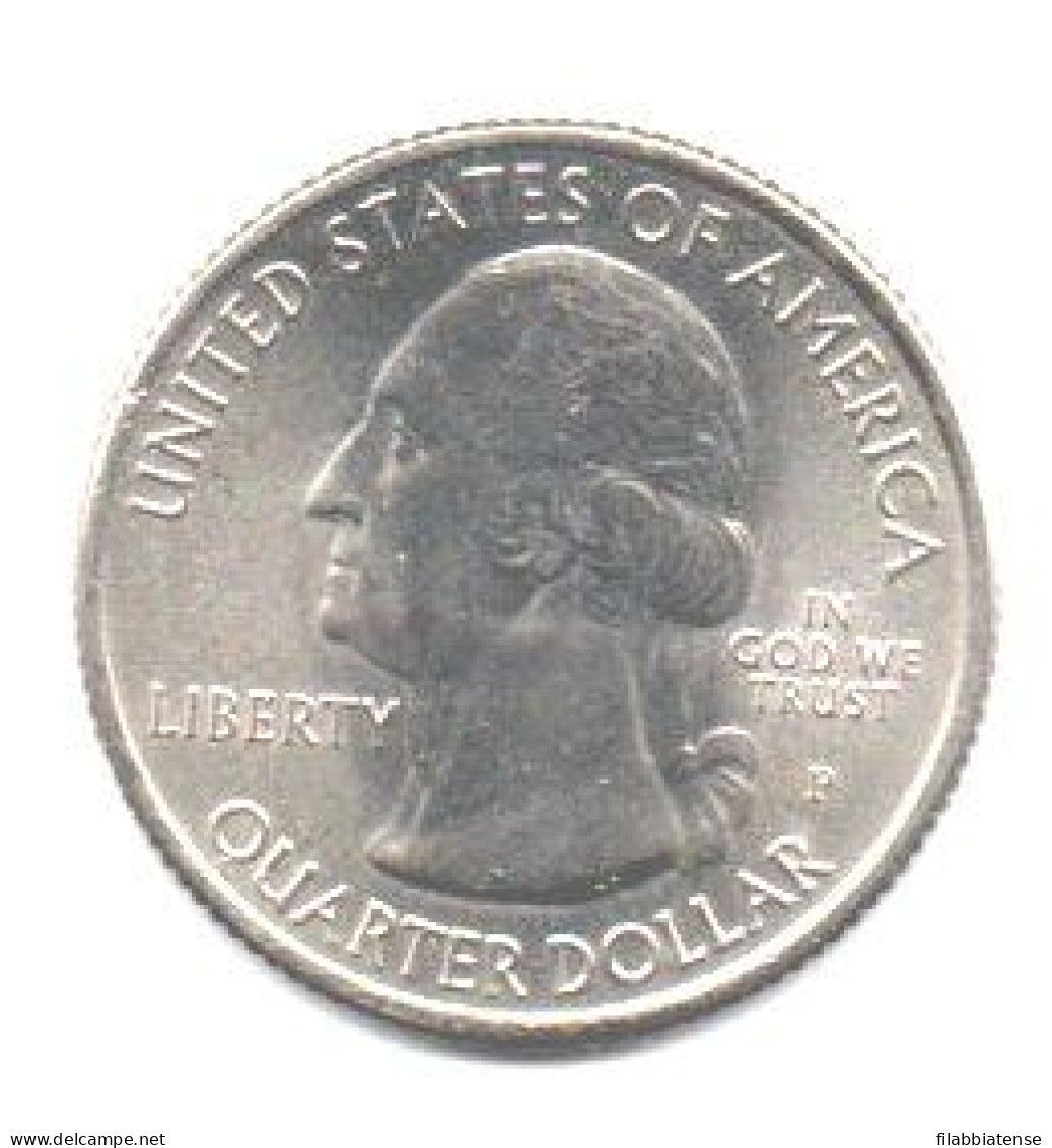 2010 - Stati Uniti 25 Cents - Quarter Hot Spring   P     ------ - 2010-...: National Parks