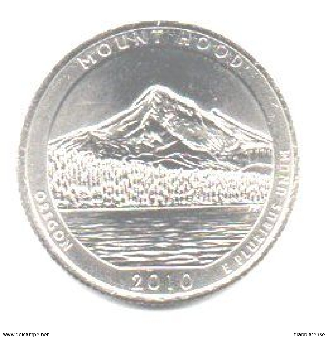 2010 - Stati Uniti 25 Cents - Quarter Grand Mount Hood   D     ------ - 2010-...: National Parks