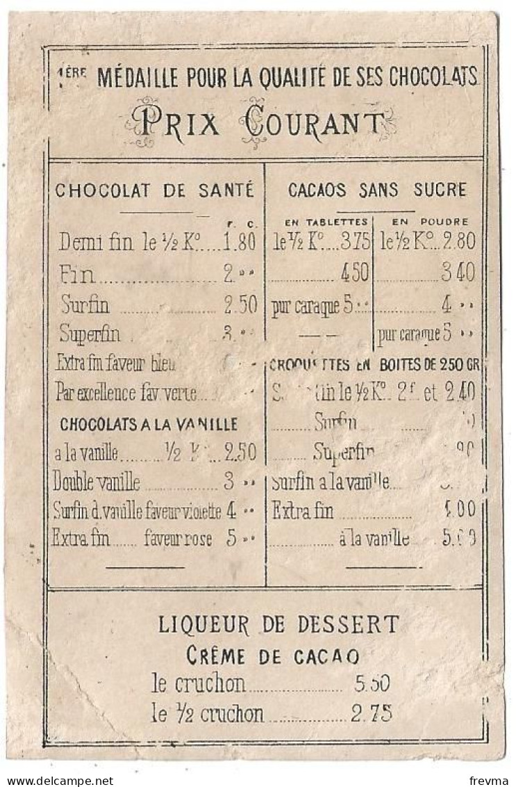 Chromos Publicitaire Chocolat Ibled Année 1900 Nigaudinus - Ibled