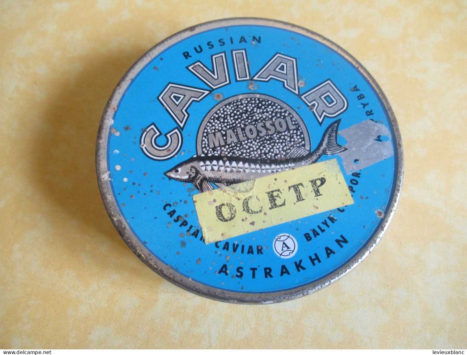 Boite Métallique / CAVIAR  Russian / Astrakhan Malossol/Ocetp://Vers 2000     BFPP288 - Dosen