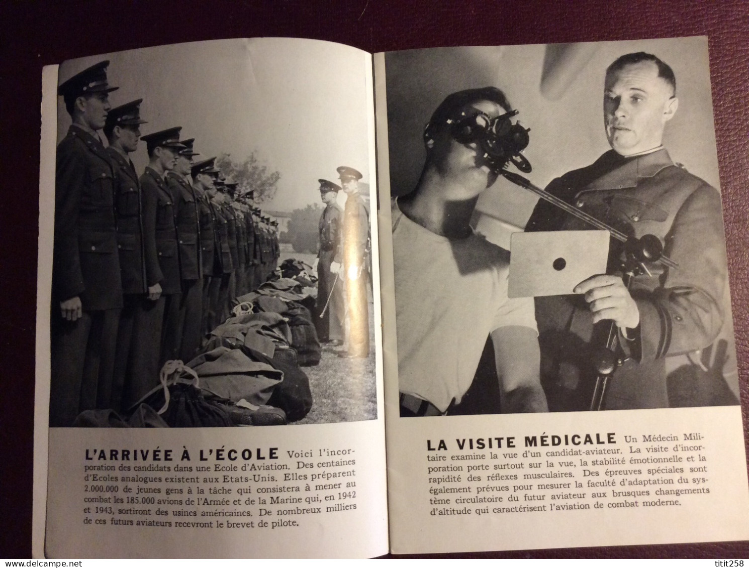 Brochure 2000000 D'aviateurs Américains Prêts Au Combats ( Avions Aviations ) - Andere & Zonder Classificatie