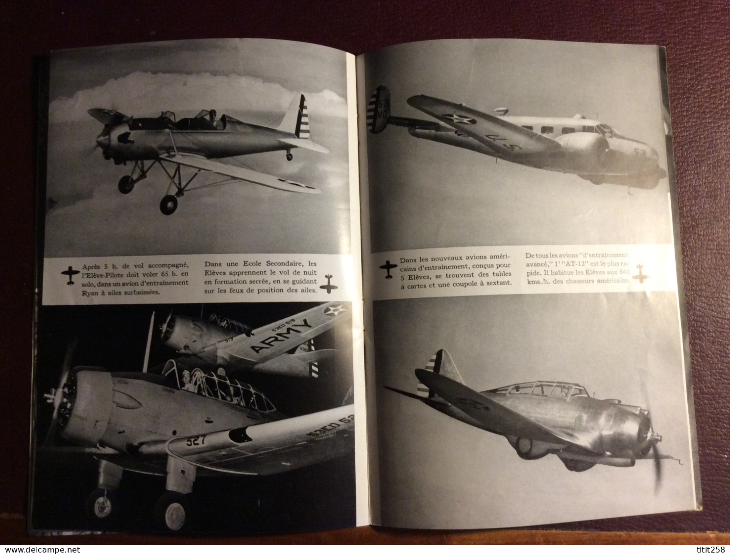 Brochure 2000000 D'aviateurs Américains Prêts Au Combats ( Avions Aviations )