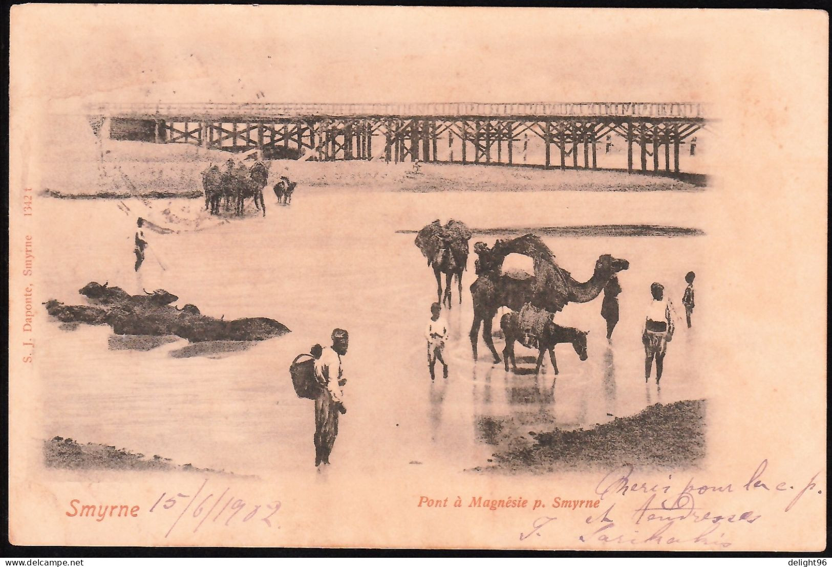 1902 British Post Office In Turkish Empire Postally Travelled Picture Postcard - Levante Britannico