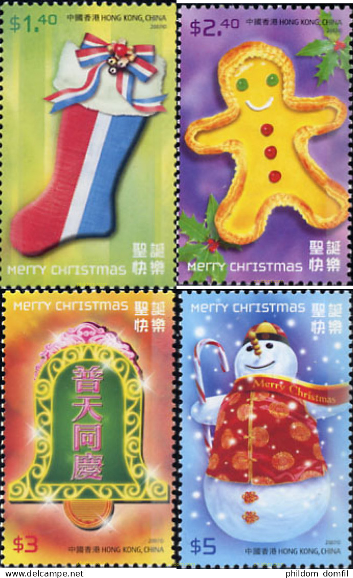 233995 MNH HONG KONG 2007 NAVIDAD - Lots & Serien