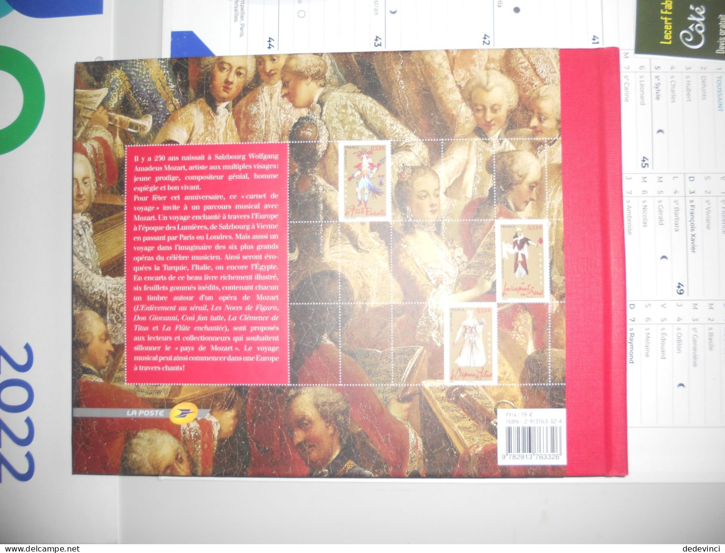 Livre : Mozart 19€00€. Avec Les Timbres - Other & Unclassified