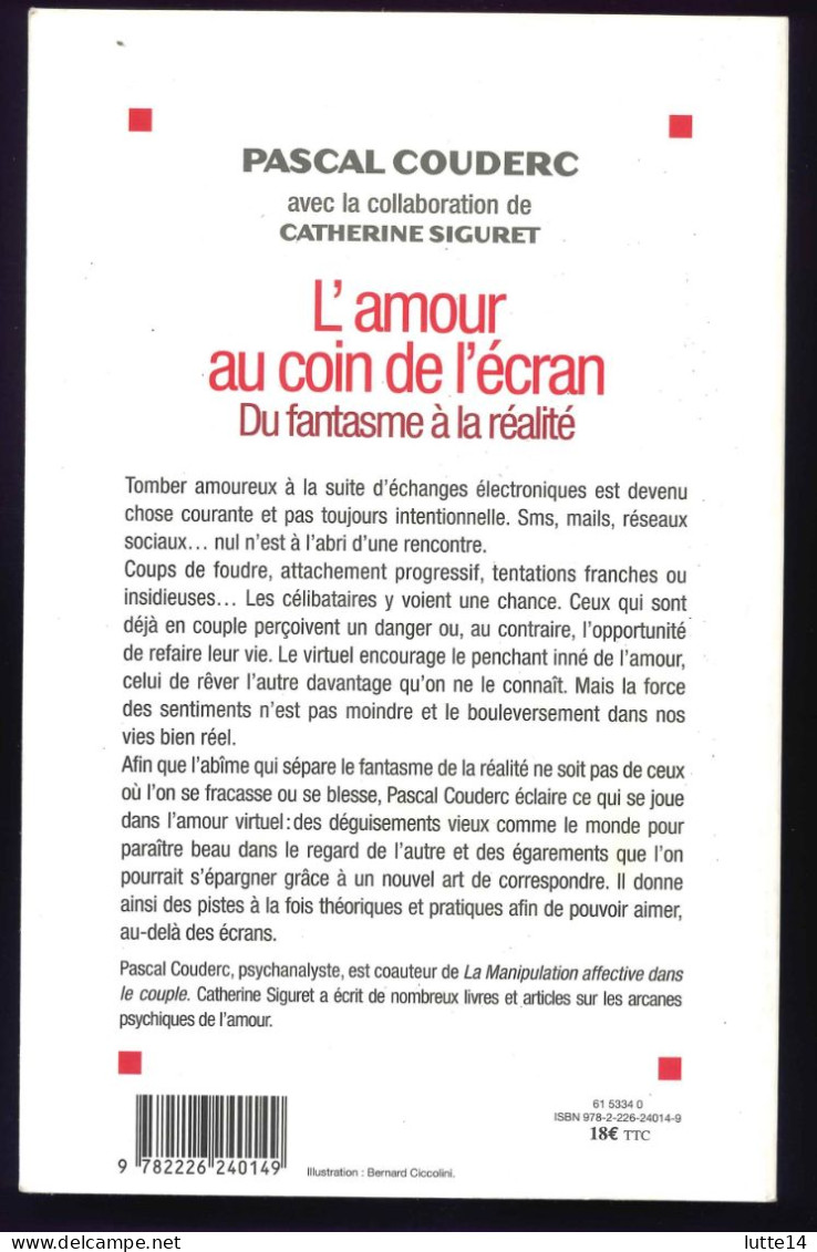 L'amour Au Coin De L'écran, Livre De Pascal Couderc Avec La Collaboration De Catherine Siguret - Sociologia