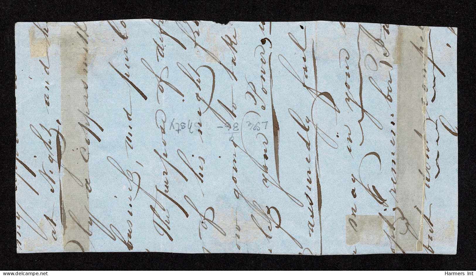 Lot # 077 Priest's Despatch, Philadelphia, PA 1851, (2¢) Black On Rose - Lokalausgaben