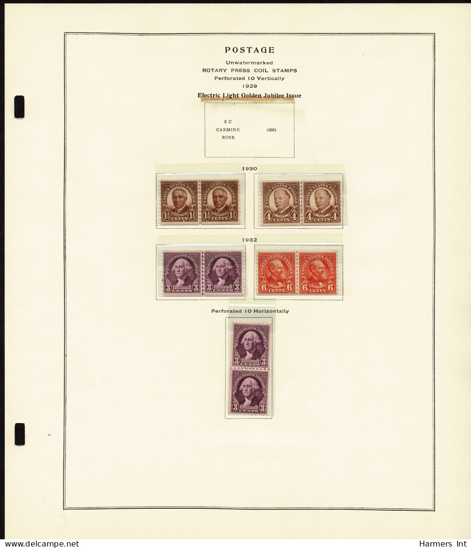 Lot # 089 United States Collections: 19th & 20th Century, Small collection on Scott album pages ending in 1939