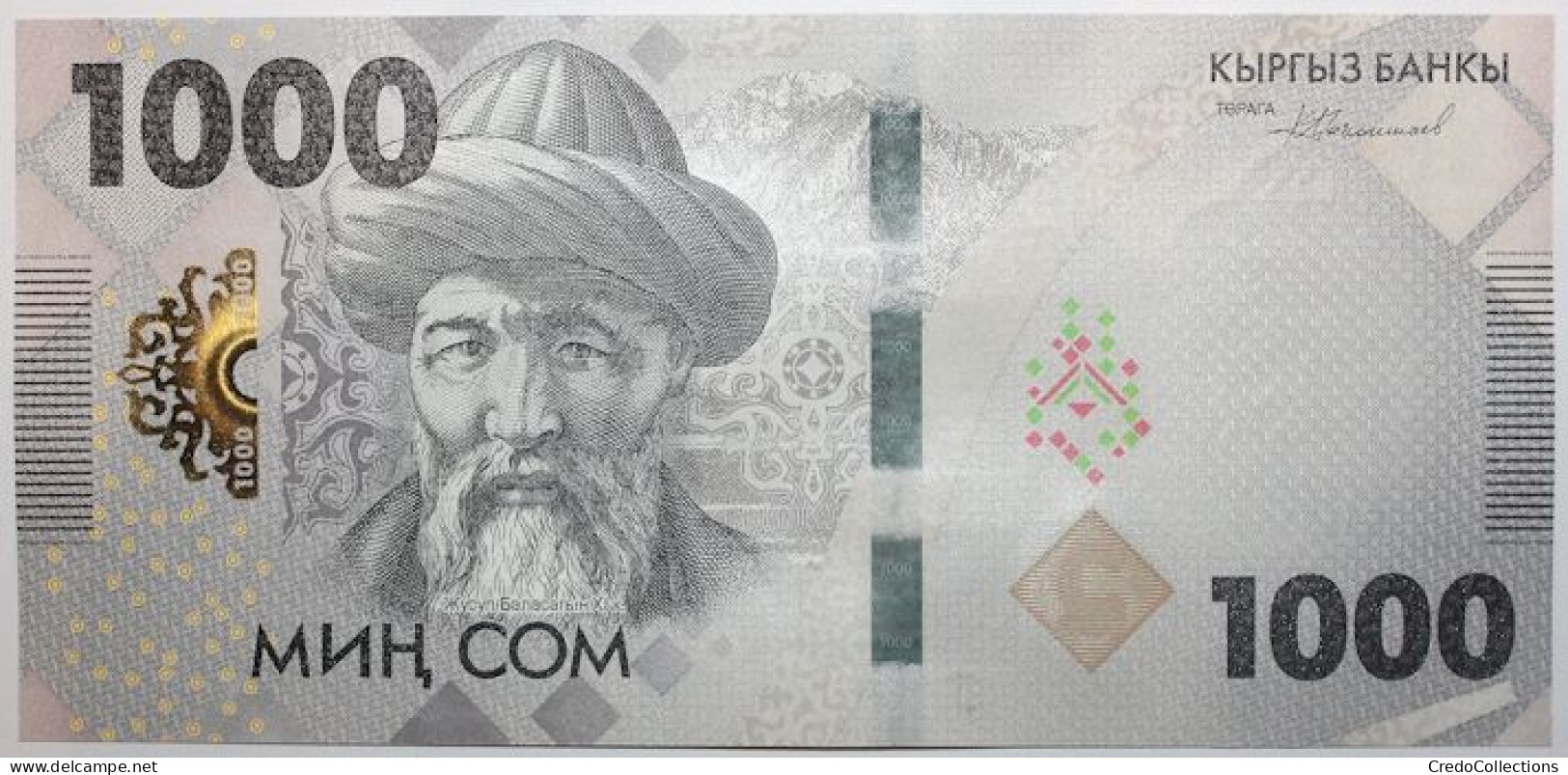 Kyrgyzstan - 1000 Som - 2023 - PICK 39a - NEUF - Kirghizistan