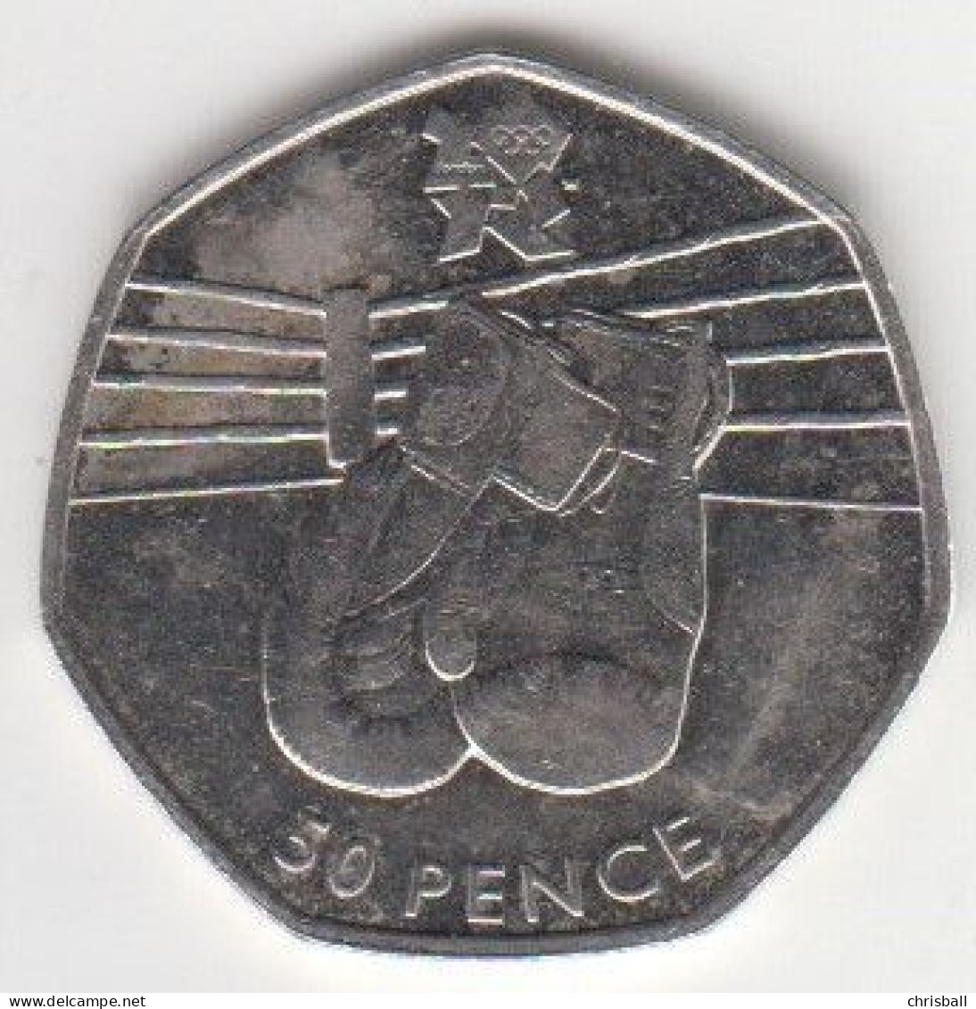 Great Britain UK 50p Coin Boxing  2011 (Small Format) Circulated - 50 Pence
