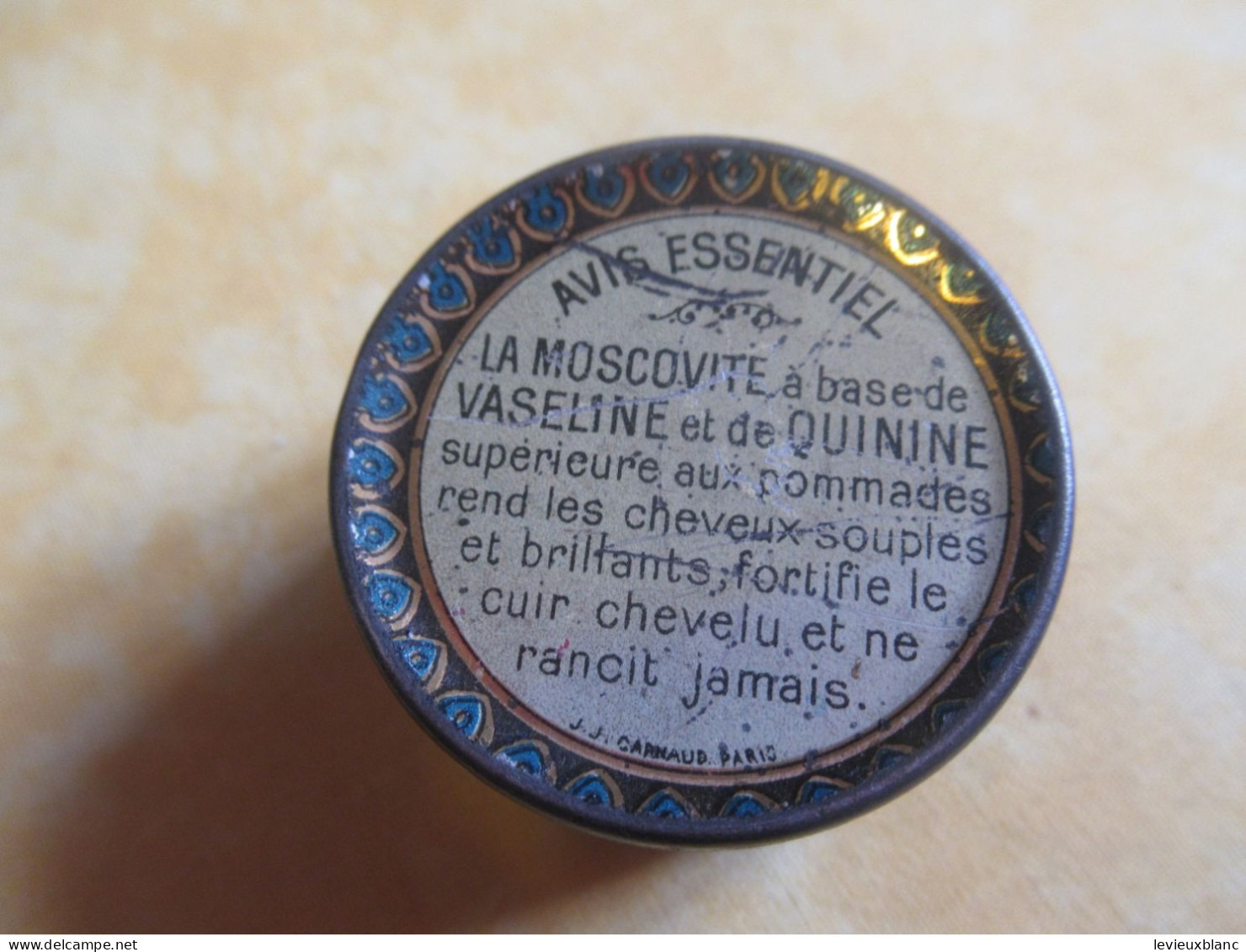 Petite Boite Métallique /Parfumerie Du Globe /La MOSCOVITE/ G LEMOINE / Paris/ Vers 1910-1930       BFPP295 - Boxes