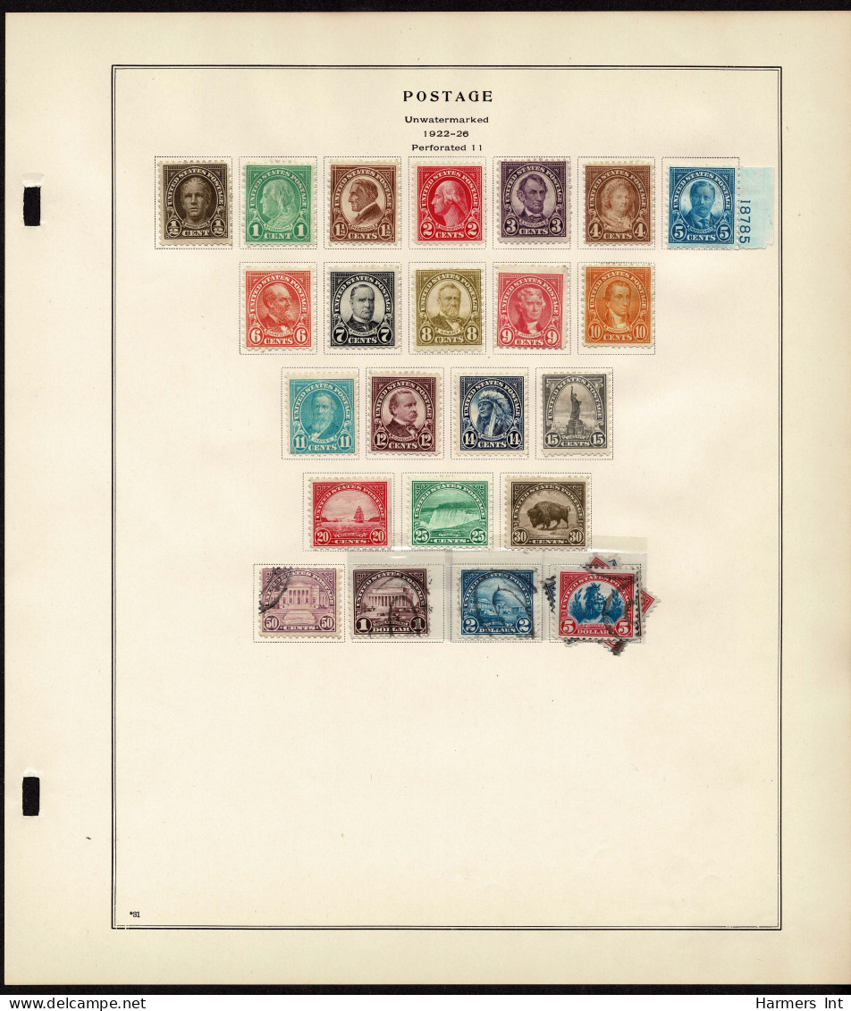 Lot # 089 United States Collections: 19th & 20th Century, Small collection on Scott album pages ending in 1939