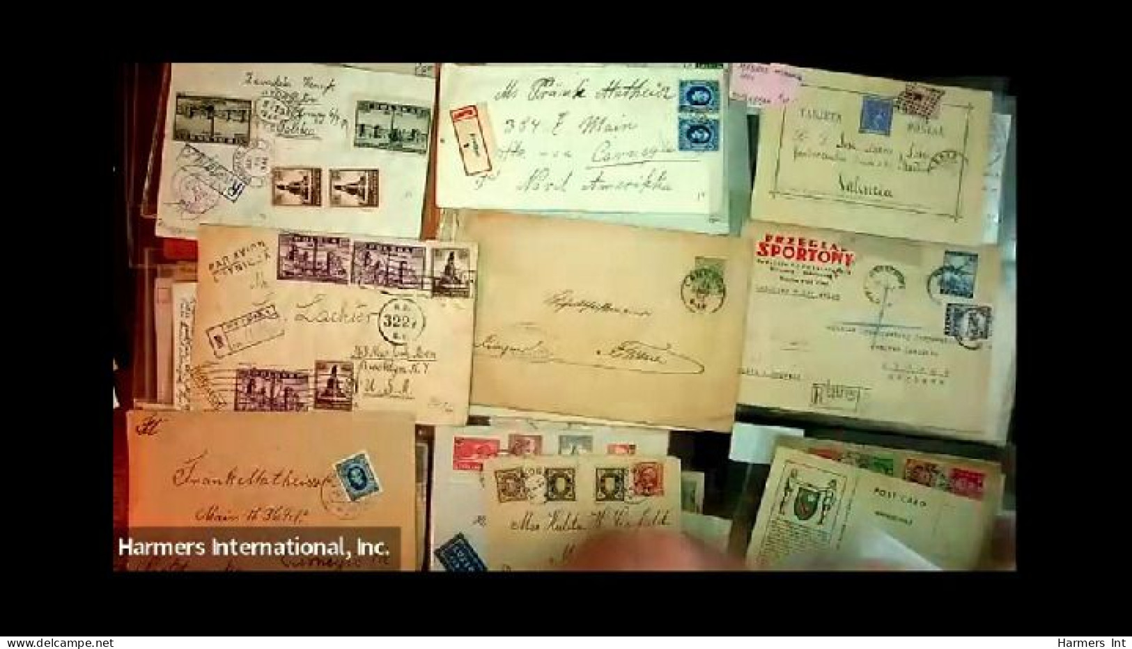 Lot # 893 Foreign: 19th & 20th Century, stock of over 2500 covers in three file boxes and a box