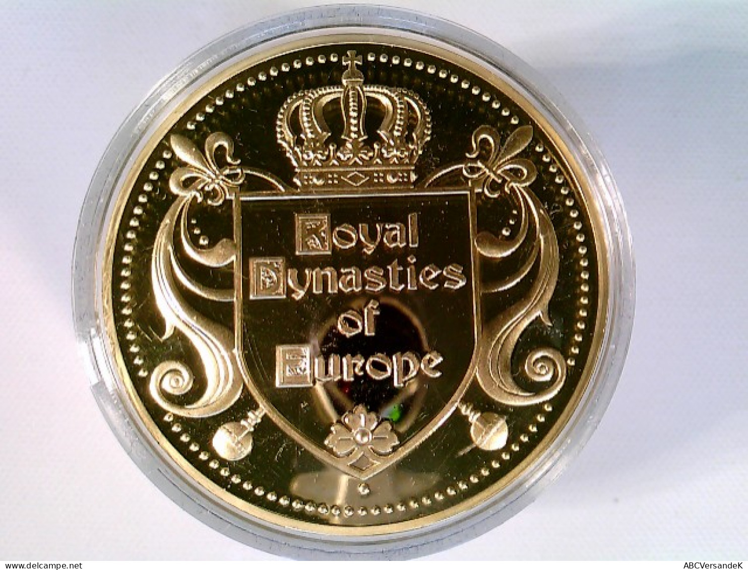 Münze/Medaille, Elisabeth II. & Prinz Philip, Sammlermünze 2015, Cu Vergoldet Mit Swarowski Elements - Numismatik