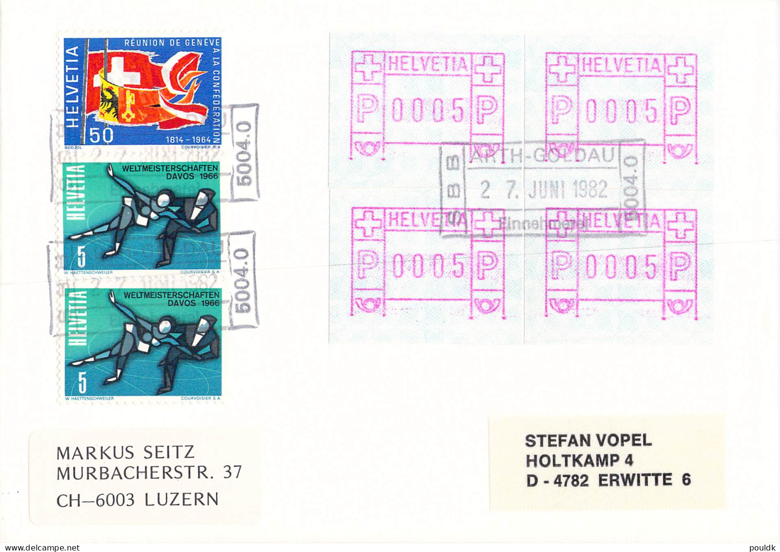 Switzerland covers/FDC franked with ATM - many errors. 25 covers. Weight 0,150 kg. Please read Sales Conditions 