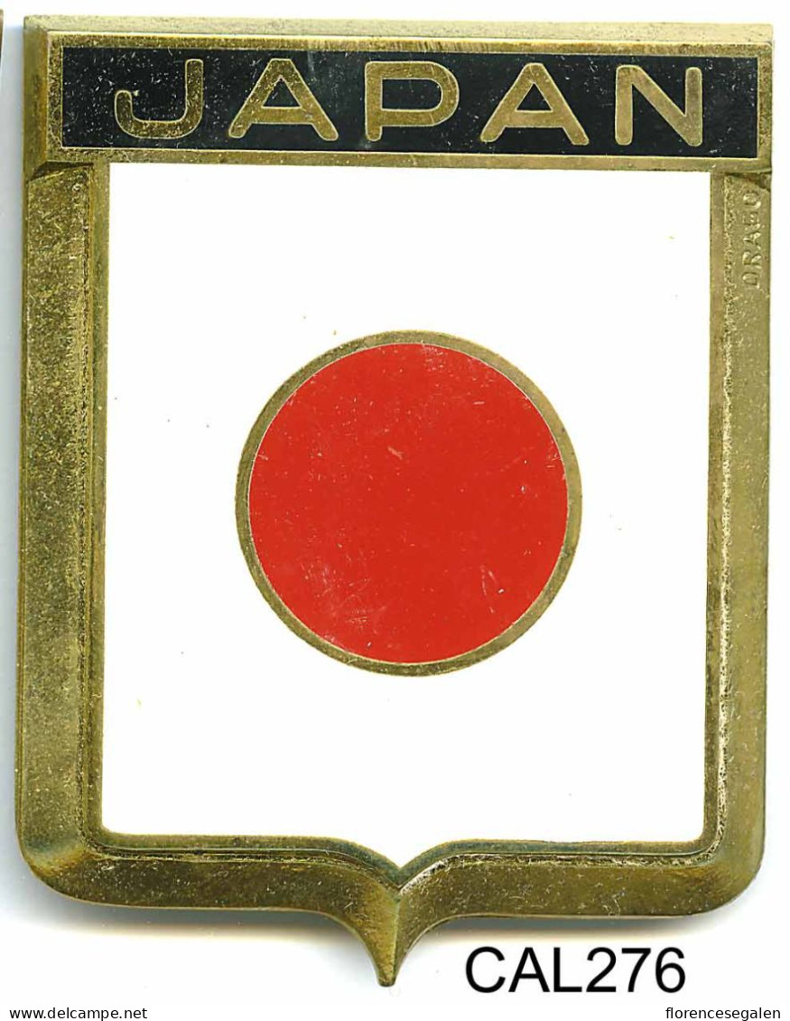 CAL276 - PLAQUE CALANDRE AUTO - JAPAN - Plaques émaillées (après 1960)