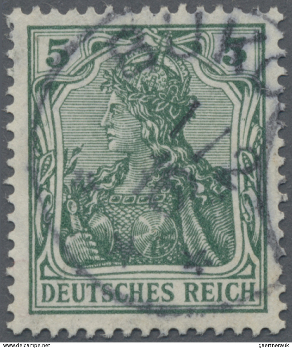 Deutsch-Ostafrika: KREUZER KÖNIGSBERG, 1915, Germania, 5 Pfg., Stempel BUKO, Pra - German East Africa