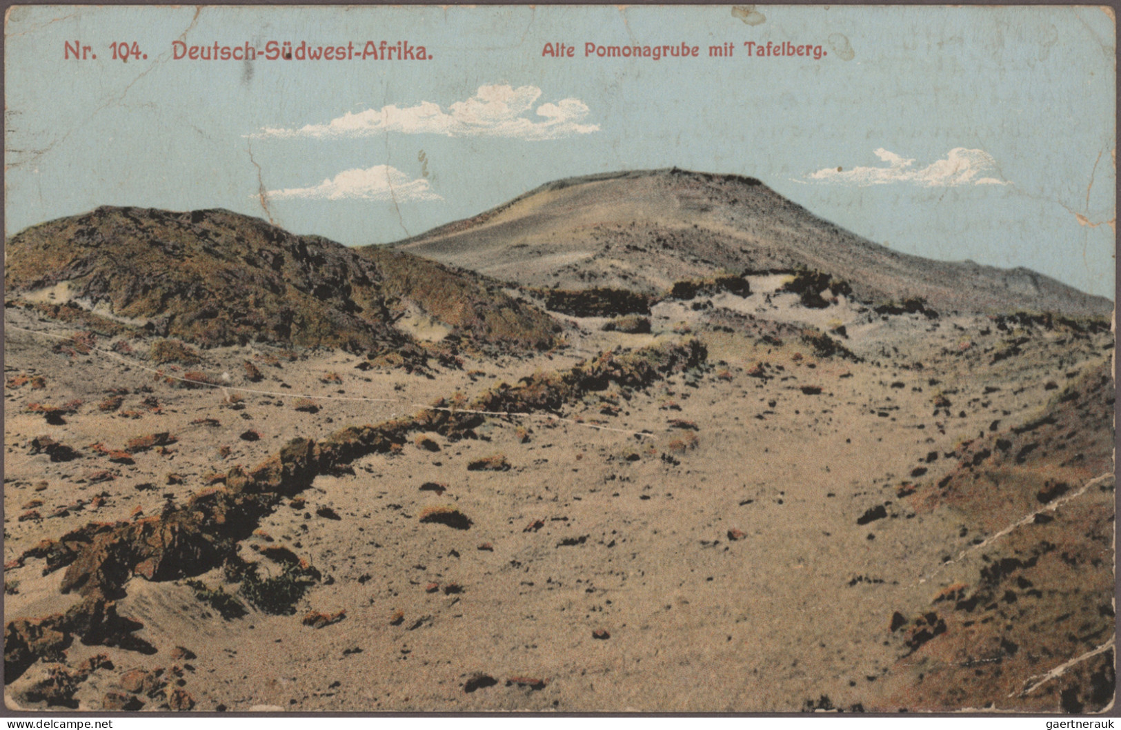 Deutsch-Südwestafrika: 1915 South African Field Post in SWA: Four different Fiel