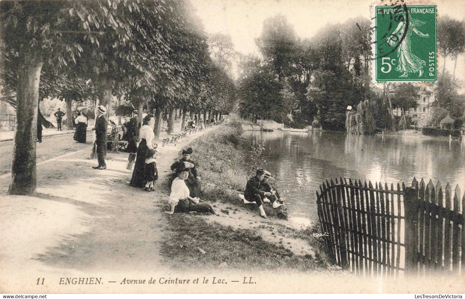 France - Enghien Les Bains -  Avenue De Ceinture Et Le Lac - LL. - Carte Postale Ancienne - Sarcelles
