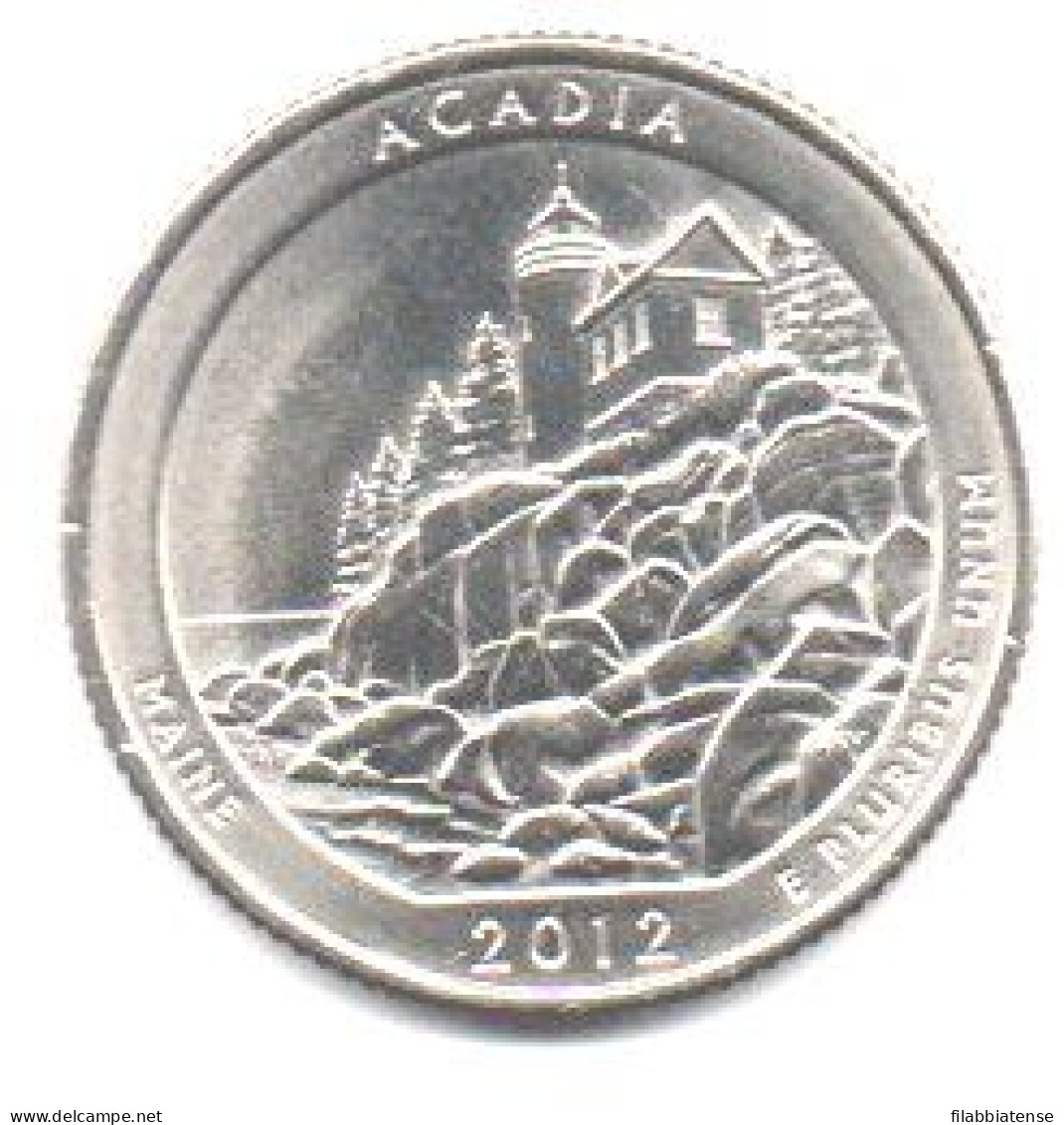 2012 - Stati Uniti 25 Cents - Quarter Acadia    S      ------ - 2010-...: National Parks