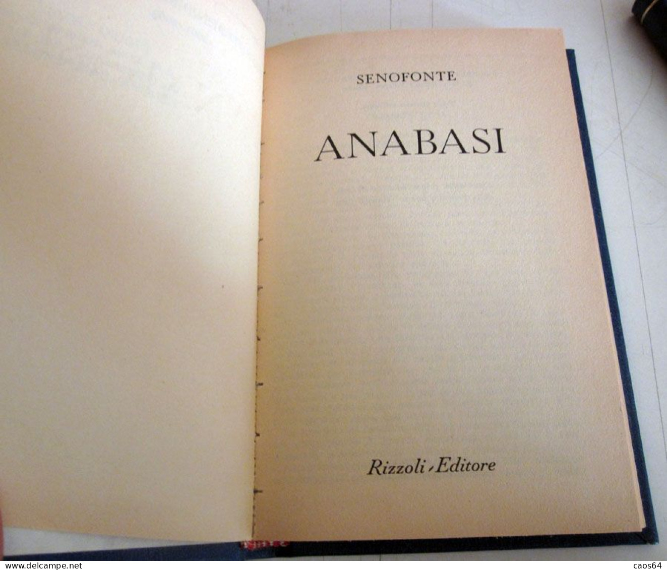 Anabasi Senofonte Rizzoli BUR 1964 - Classic