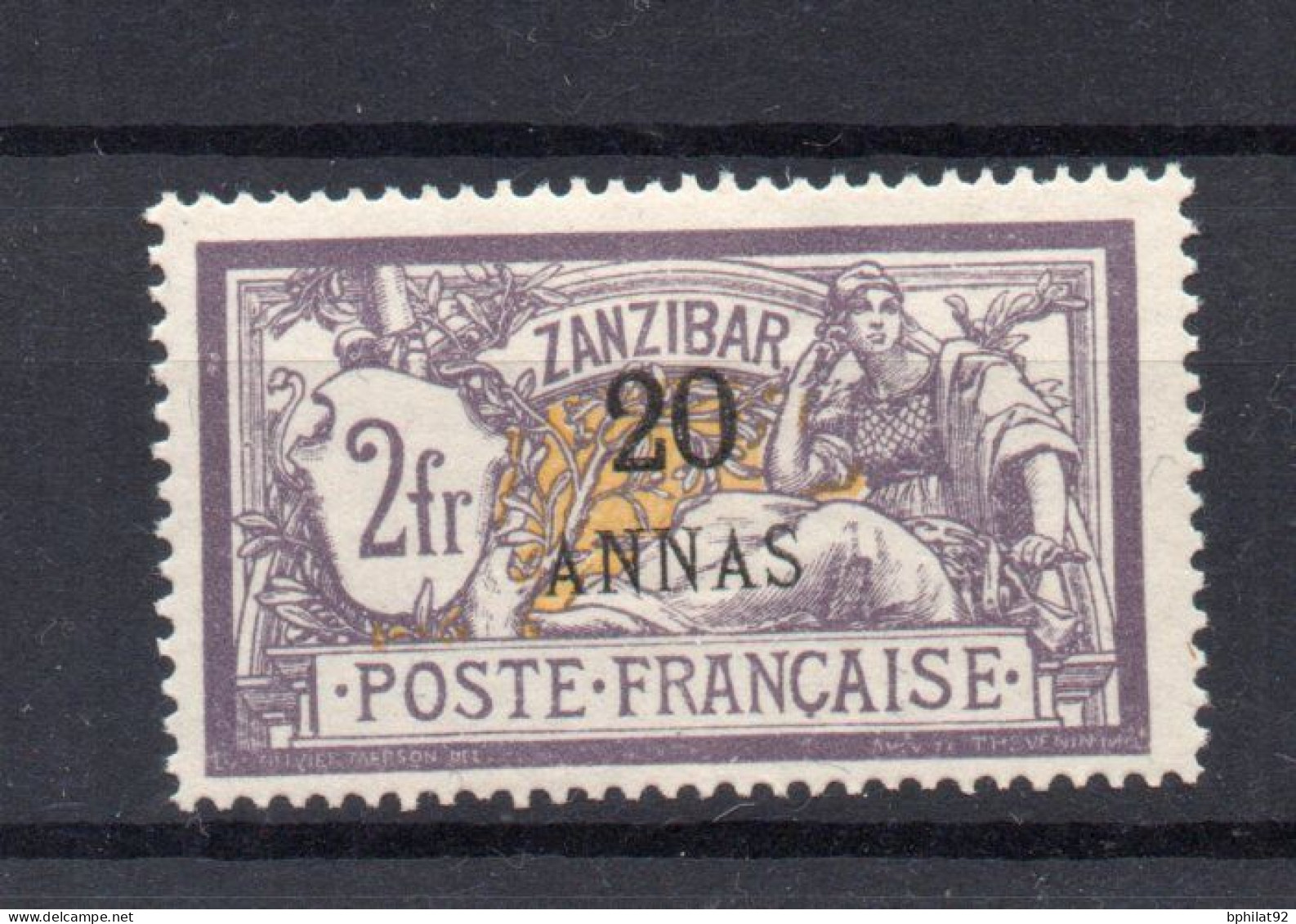 !!! ZANZIBAR, N°56 NEUF * - Unused Stamps