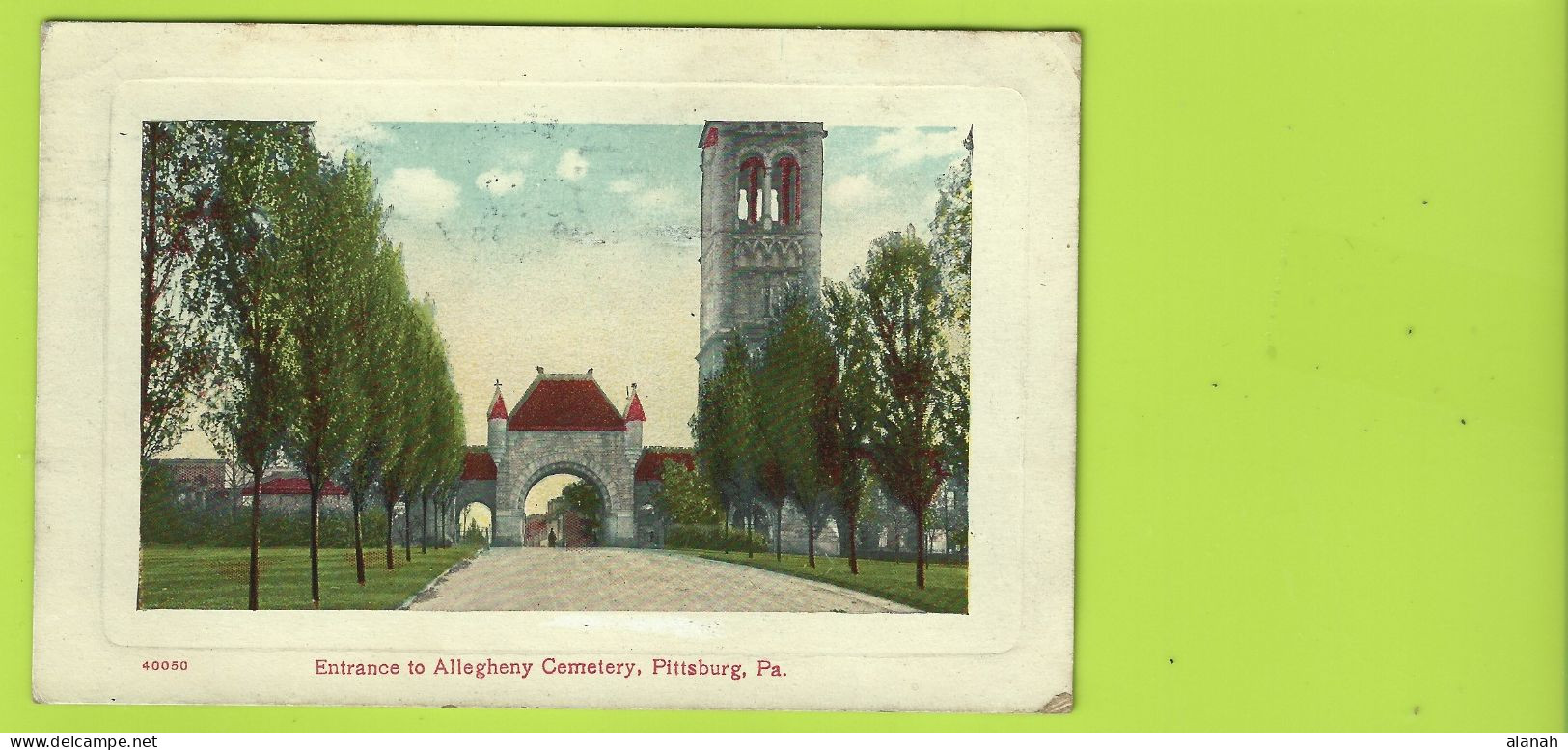 PITTSBURG Entrance To Allegheny USA - Pittsburgh