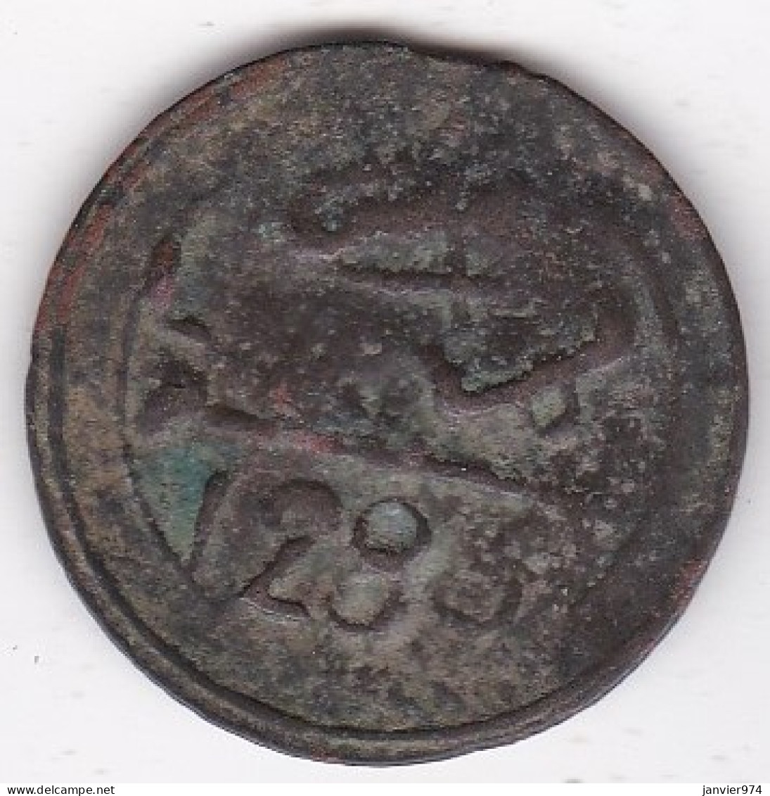 MAROC 4 Falus AH 1285 1869 Fès . En Bronze - Marokko