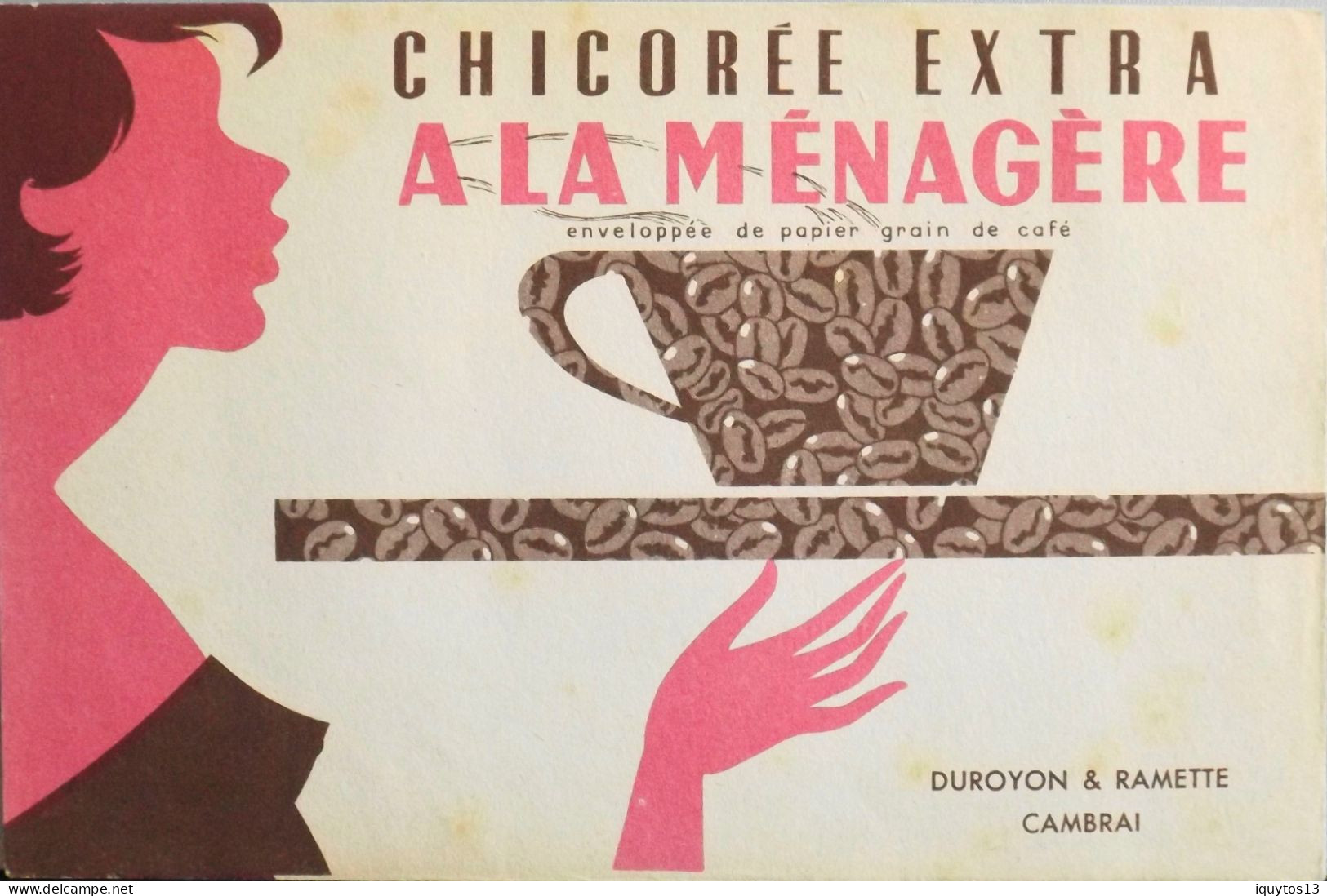 1 Buvard - Chicorée Extra " A LA MENAGERE "  - Très Bon Etat - Kaffee & Tee